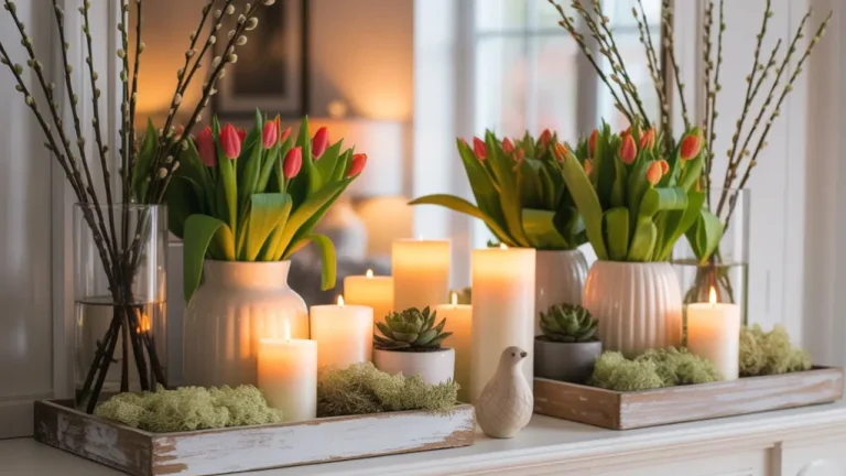 10 Fresh Spring Mantel Decor Ideas That Will Brighten Your Home Feature
