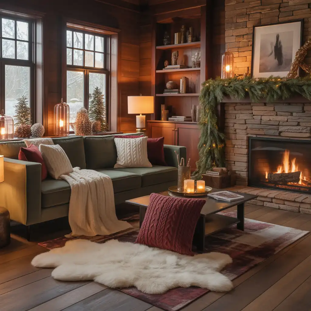 10 Must-Try Winter Living Room Decor Ideas feature image