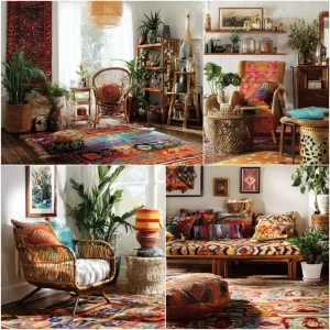 7 Bohemian Eclectic Living Room Inspirations feature image