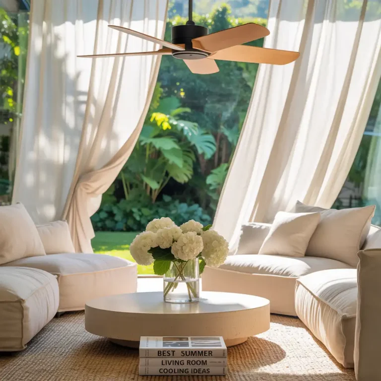 Best Summer Living Room Cooling Ideas feature image