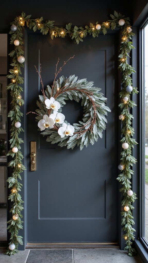 Style Contemporary Wreaths and Garlands