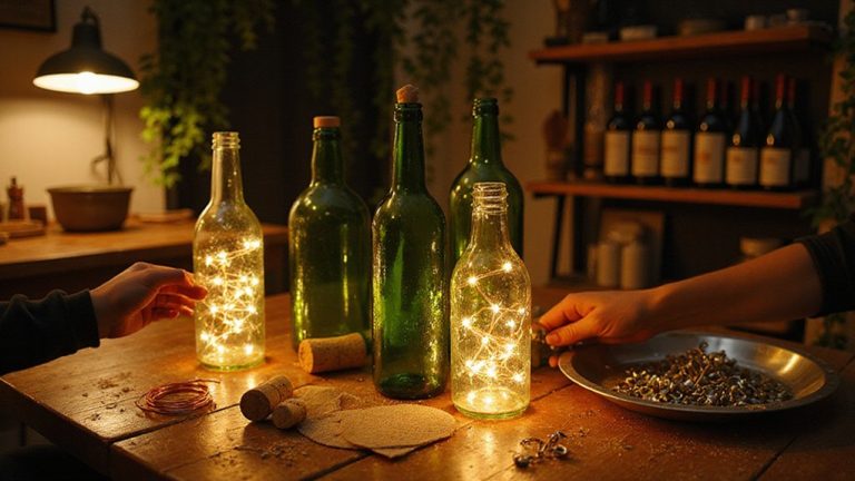 7 Tips to Turn Wine Bottles Into Lights feature image