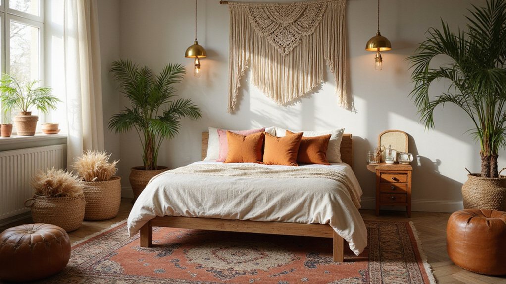 boho chic bedroom design ideas