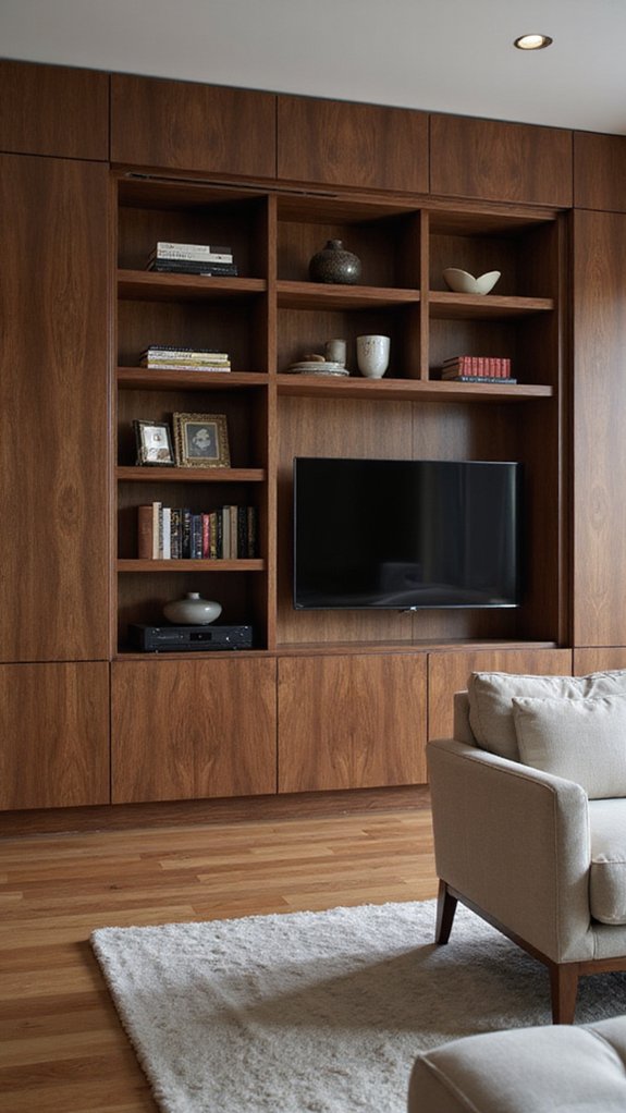 concealed wall mounted storage
