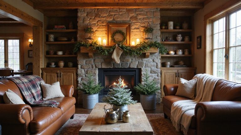 cozy farmhouse christmas decor