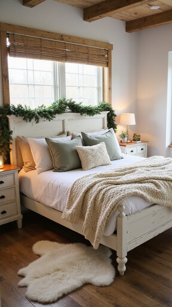 cozy layered farmhouse aesthetics