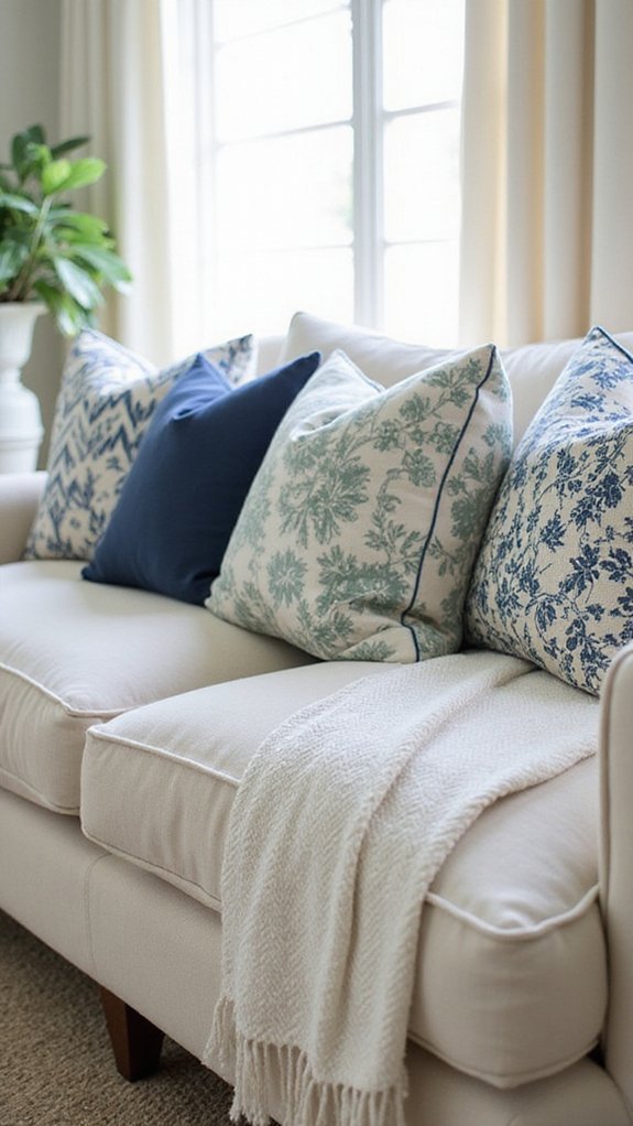 harmonious color pattern balance
