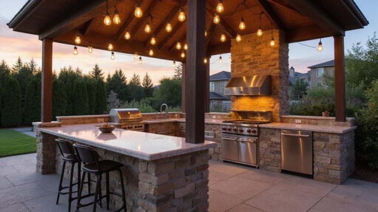 modern outdoor kitchen tips