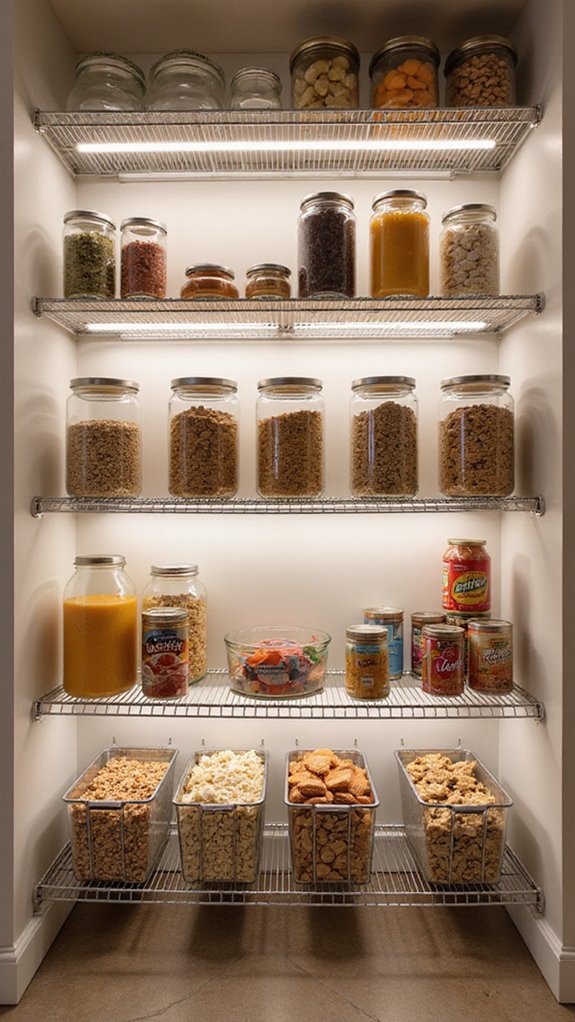 purposeful shelf organization