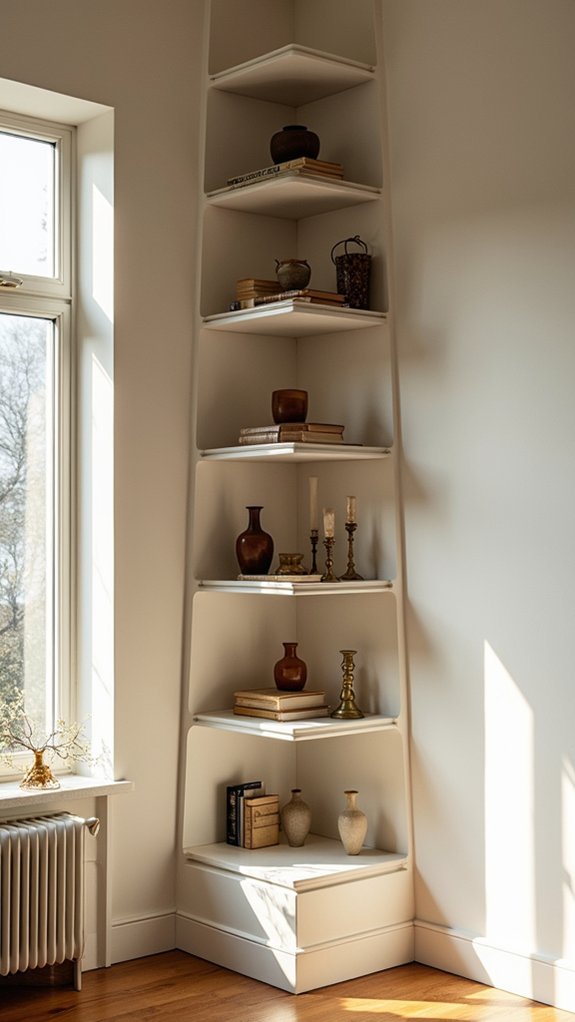 vertical corner storage solutions