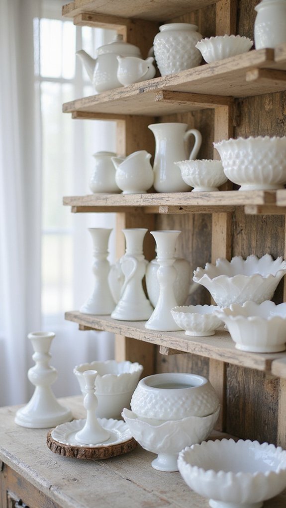 vintage milk glass collectibles