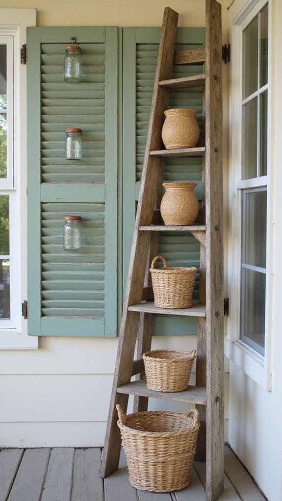 vintage rustic storage solutions