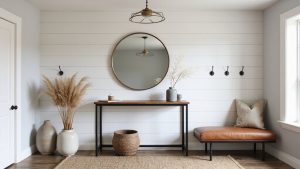 modern farmhouse entryway decor