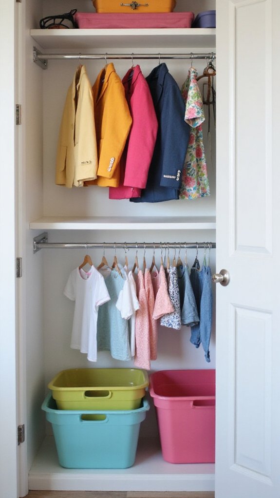 vertical storage for kids