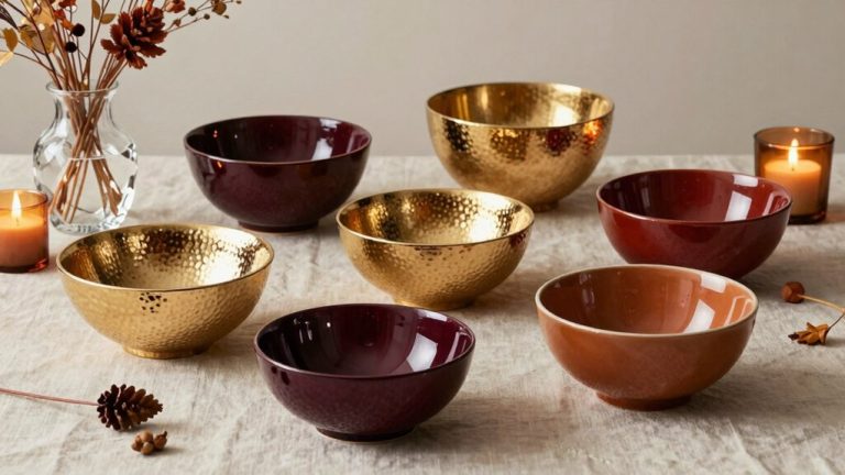 luxury fall centerpiece bowls