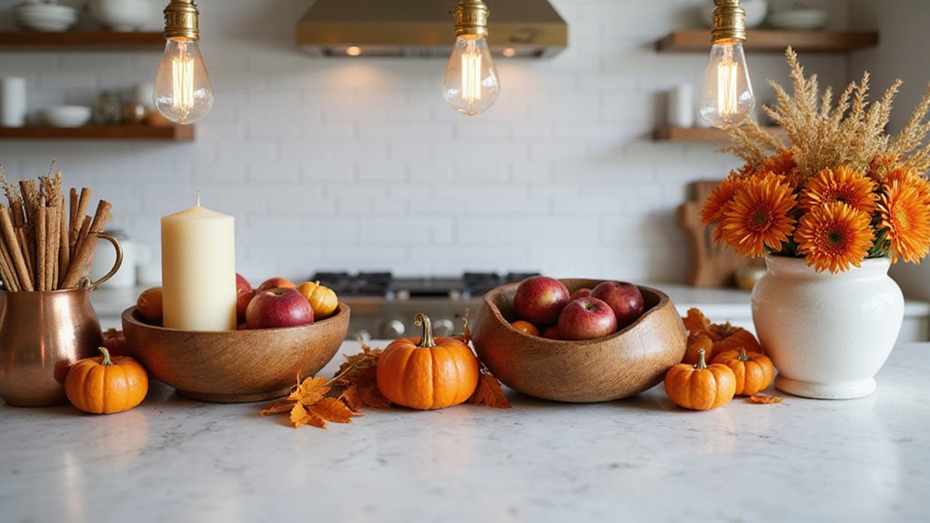 cozy autumn kitchen decor